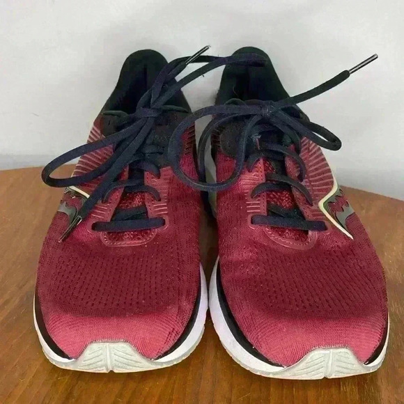 Saucony Mens Guide14 FormFit Power Running Shoe Mulberry Lime  Sz 9 - Picture 2 of 8